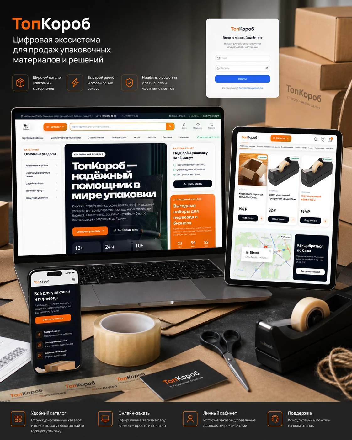ТопКороб interface